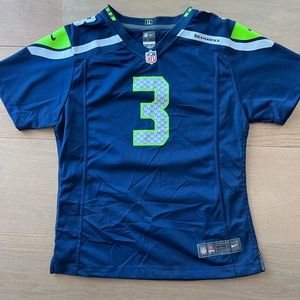 Seattle Seahawks Wilson #3 Home Jersey | Girls XL
